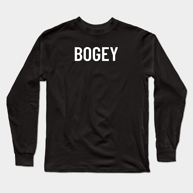 "BOGEY" TriplePar Shirt Long Sleeve T-Shirt by TripleParGolf